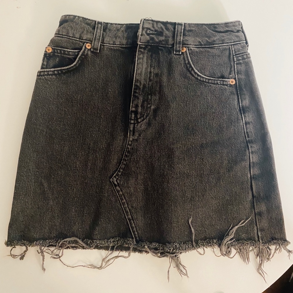 Topshop denim skirt
